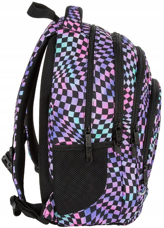 SCHOOL BACKPACK BACKUP 26L MULTI-CHAMBER COLORFUL CHESSBOARD CRAZY A20 Manufacturer code PLB7A20