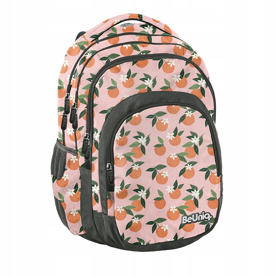 SCHOOL BACKPACK BEUNIQ ORANGE YOUTH GIRL TRAVEL IN ORANGE