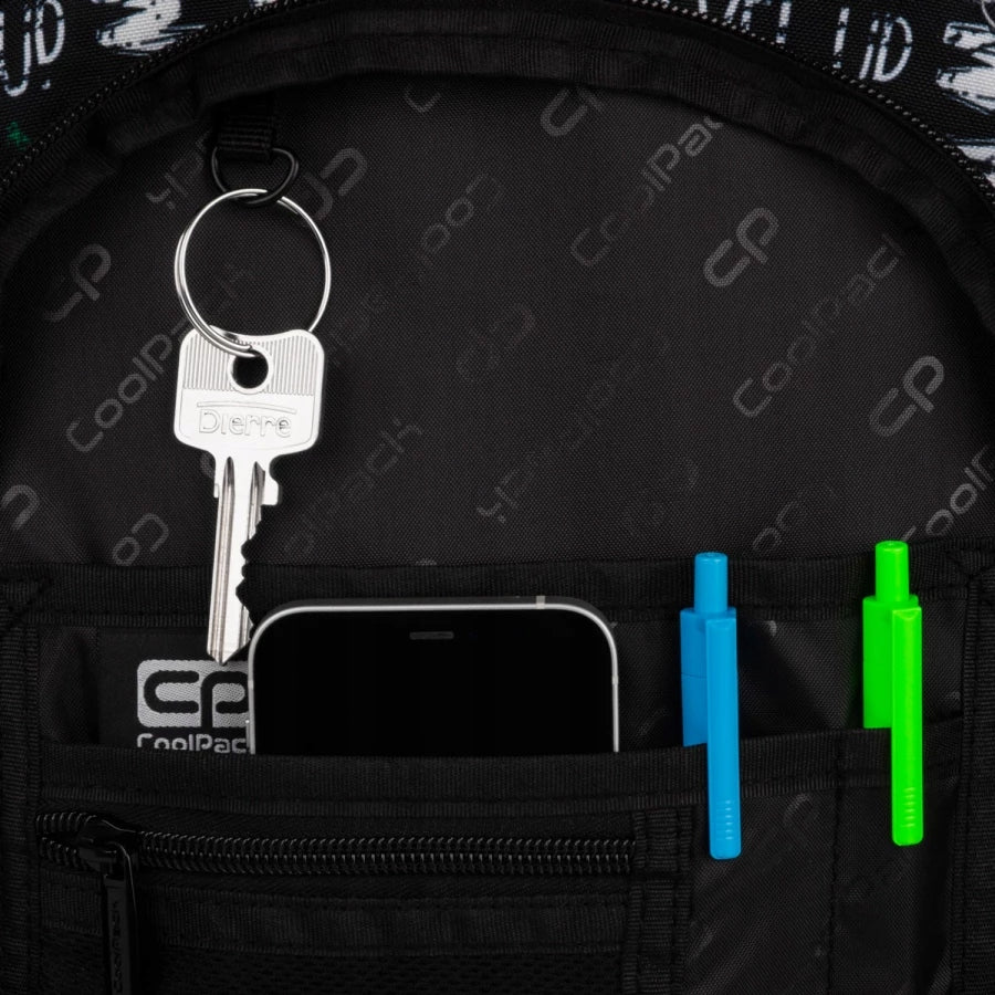 SCHOOL BACKPACK BLACK COOLPACK LARGE FOR BOY COOLPACK Manufacturer code F002806