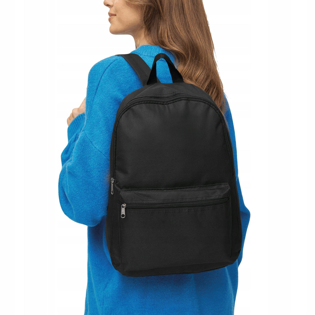 SCHOOL BACKPACK BLACK SCHOOL BACKPACK LIGHTWEIGHT Youth A4 for trips Brand Tops