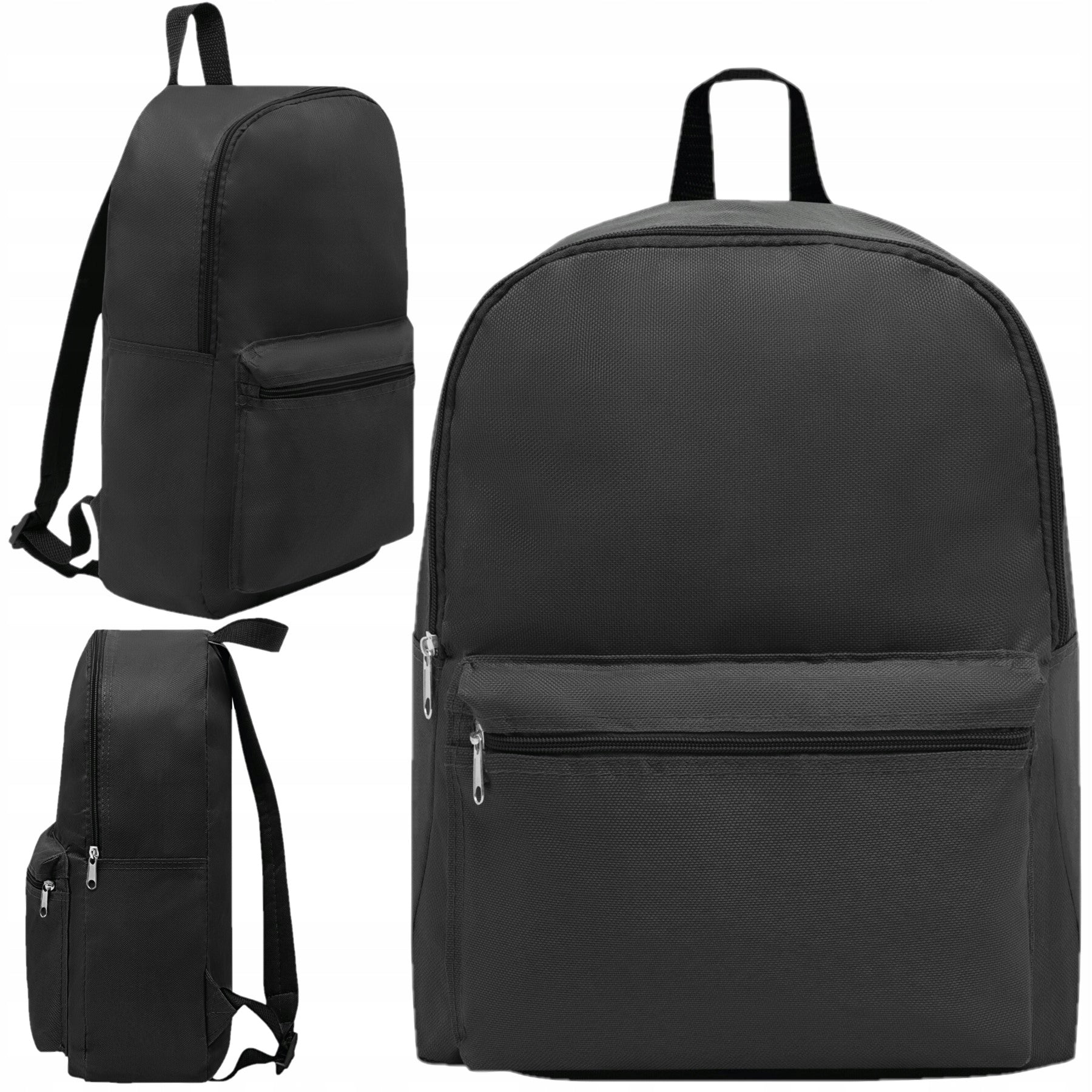 SCHOOL BACKPACK BLACK SCHOOL BACKPACK LIGHTWEIGHT Youth A4 for trips
