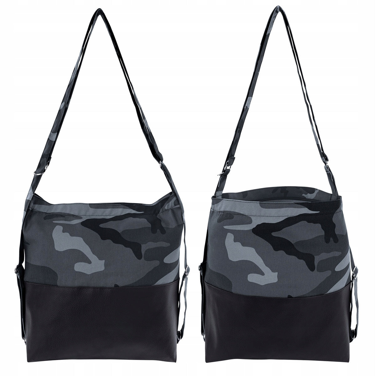 SCHOOL BACKPACK CAMO GREY 32x42 cm ECO LEATHER BAG BACKPACK Eco-friendly EAN (GTIN) 5903760447526