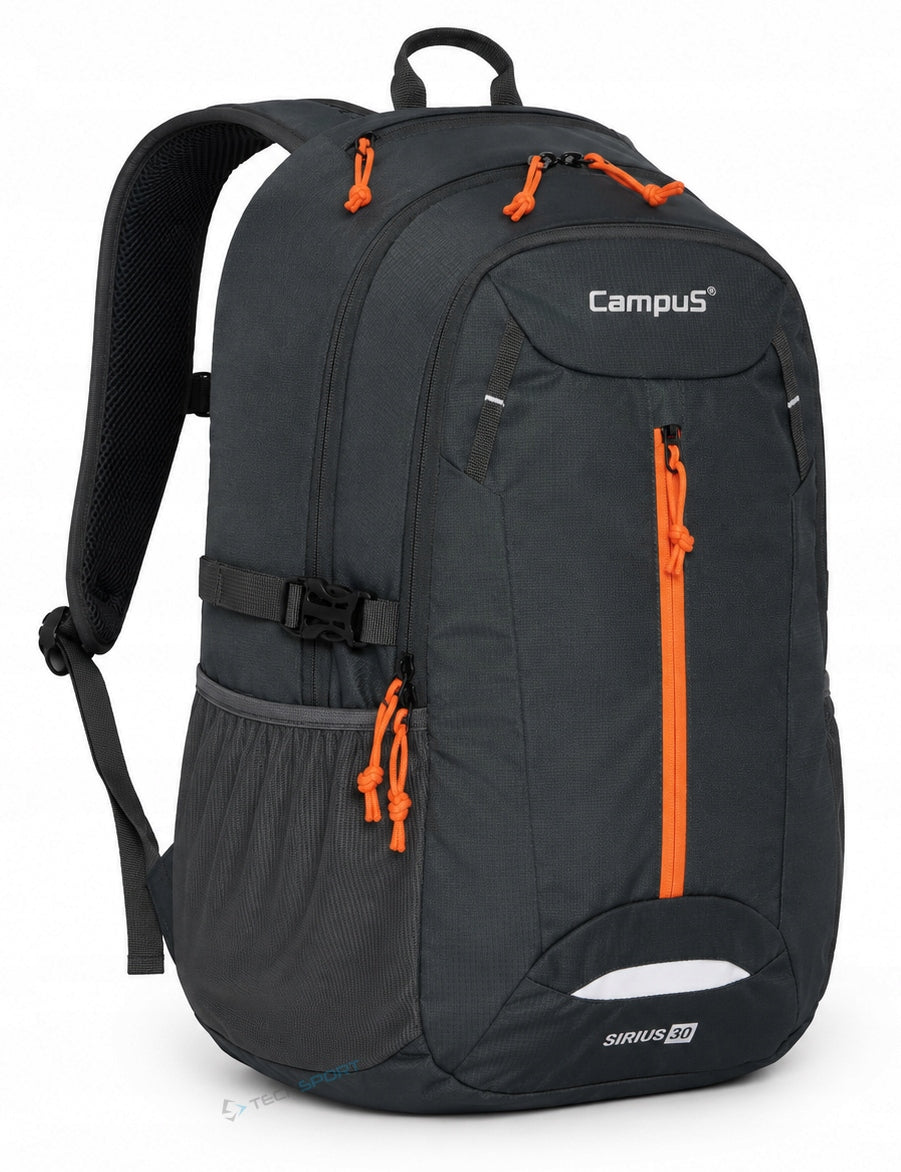 SCHOOL BACKPACK CAMPUS SIRIUS | PADDED VENTILATED BACK | 30L