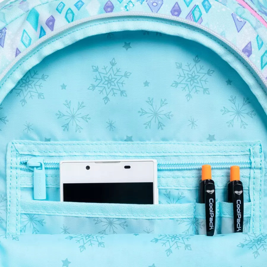 SCHOOL BACKPACK CLASS 1-3 GIRLS DISNEY FROZEN LAND OF ICE ANNA ELSA Manufacturer code FO29776