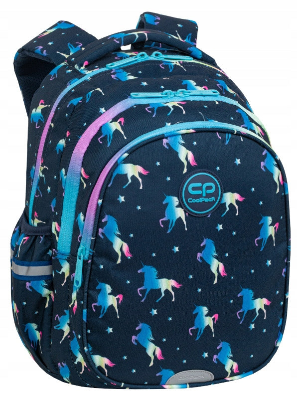 SCHOOL BACKPACK COOLPACK JERRY BLUE UNICORN CLASS 1-3
