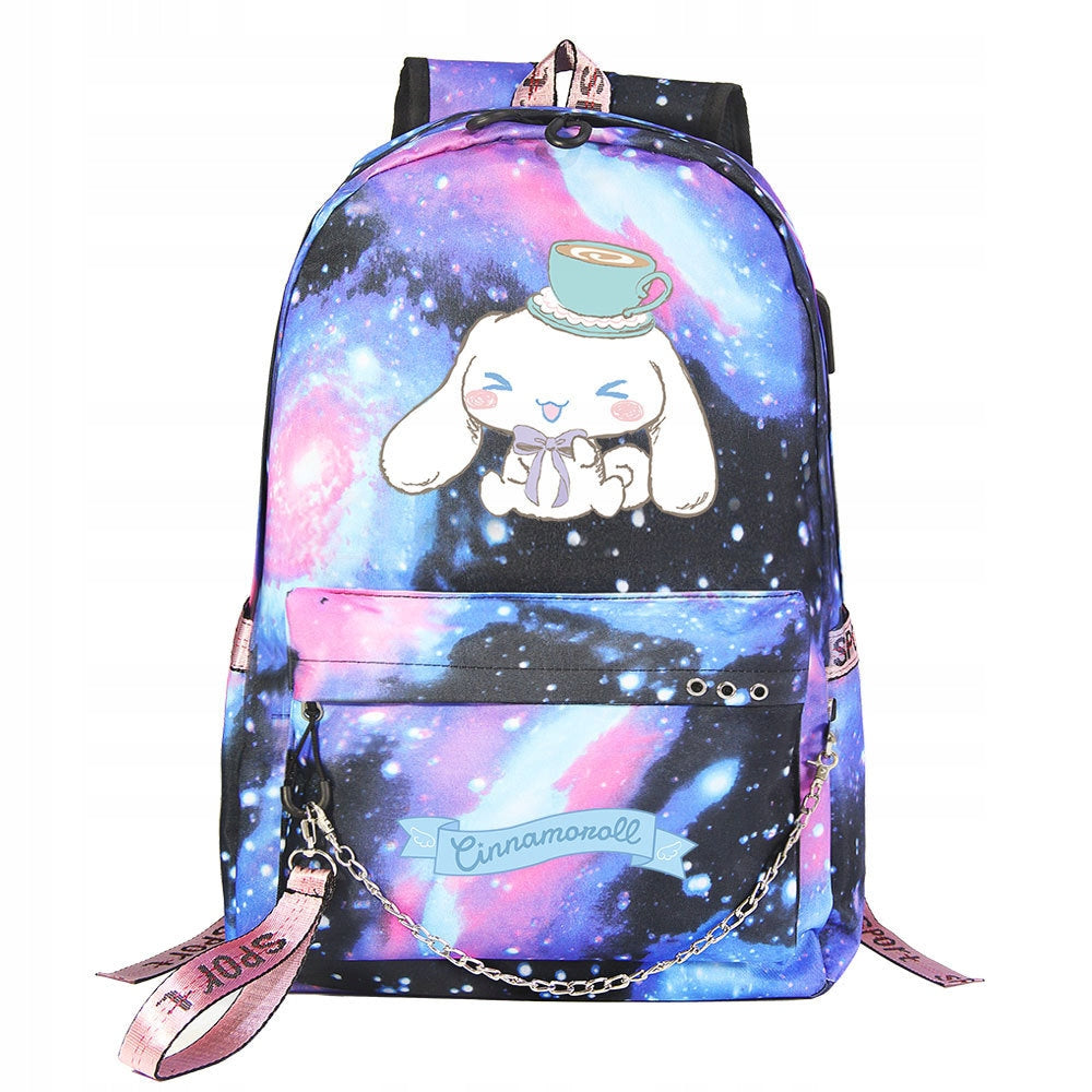 SCHOOL BACKPACK Cinnamoroll A4 LARGE PATTERNS high quality