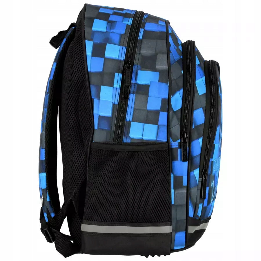 SCHOOL BACKPACK FOR BOY CLASS 13 IN PADS BLUE PAD Brand Starpak