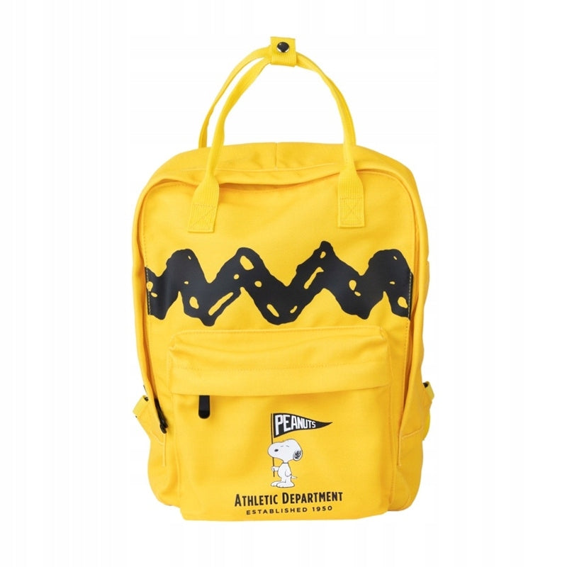 SCHOOL BACKPACK FOR BOY SNOOPY with Pockets Yellow for Laptop