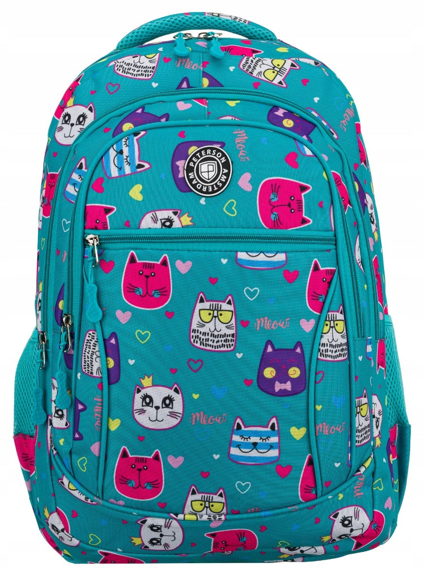 SCHOOL BACKPACK FOR CHILDREN SATCHEL PETERSON SPORTS FOR SCHOOL ROOMY Brand Peterson