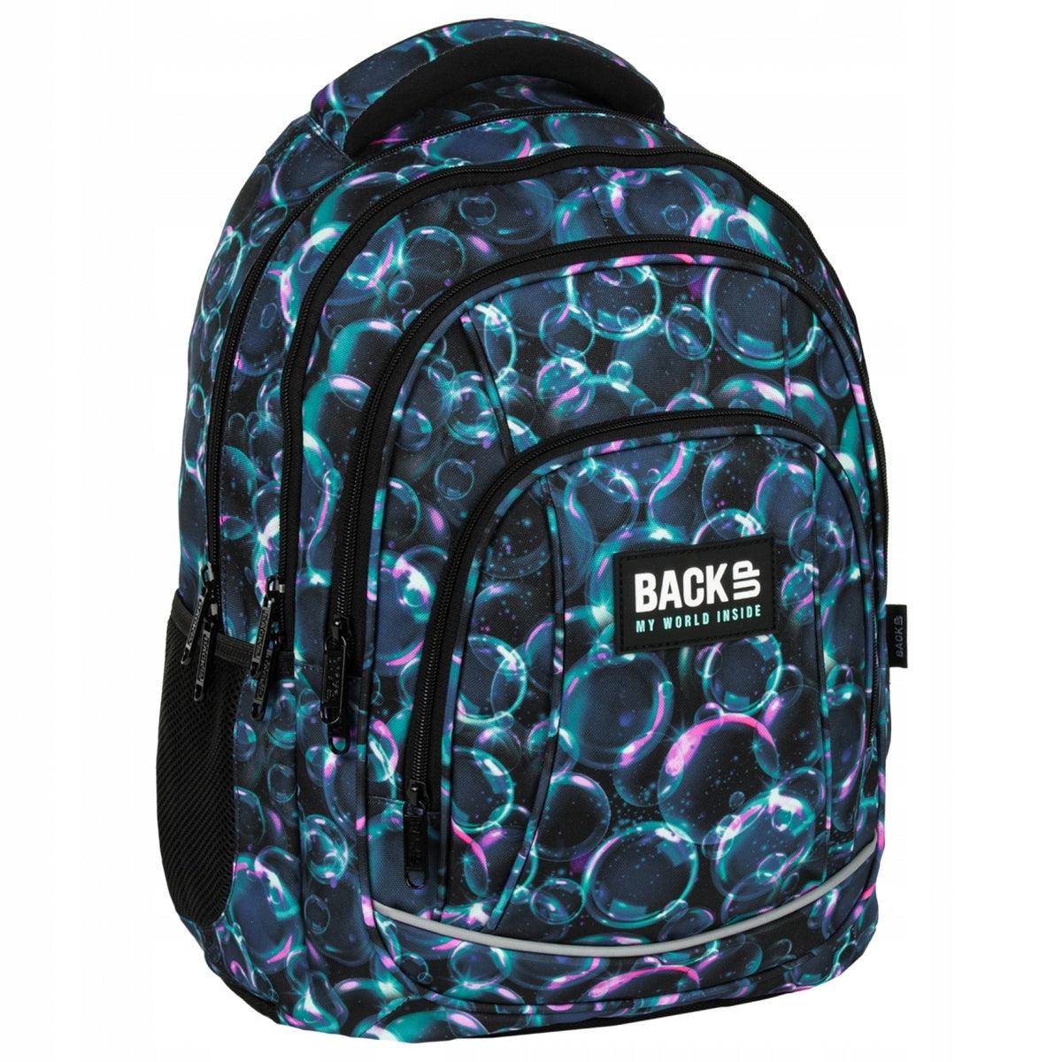SCHOOL BACKPACK FOR GIRLS BACKUP BUBBLES FROM 4TH GRADE 26L COLLECTION 2024 Packaging status original