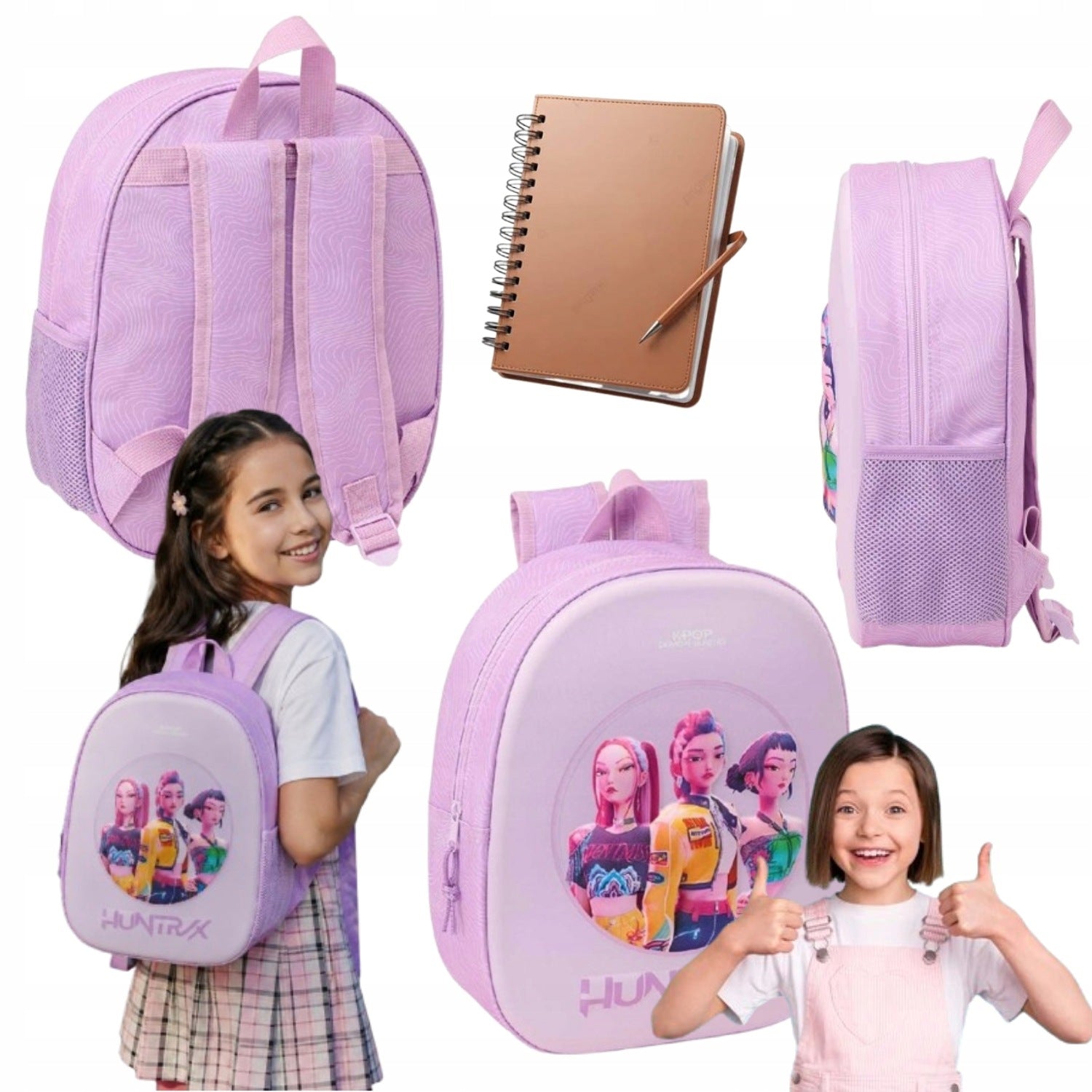 SCHOOL BACKPACK FOR GIRLS YOUTH CHILDREN'S SATCHEL K-POP DEMON