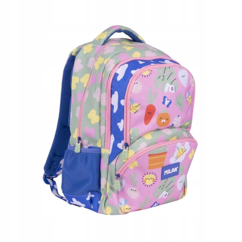 SCHOOL BACKPACK GREEN&GROW 21L MILAN