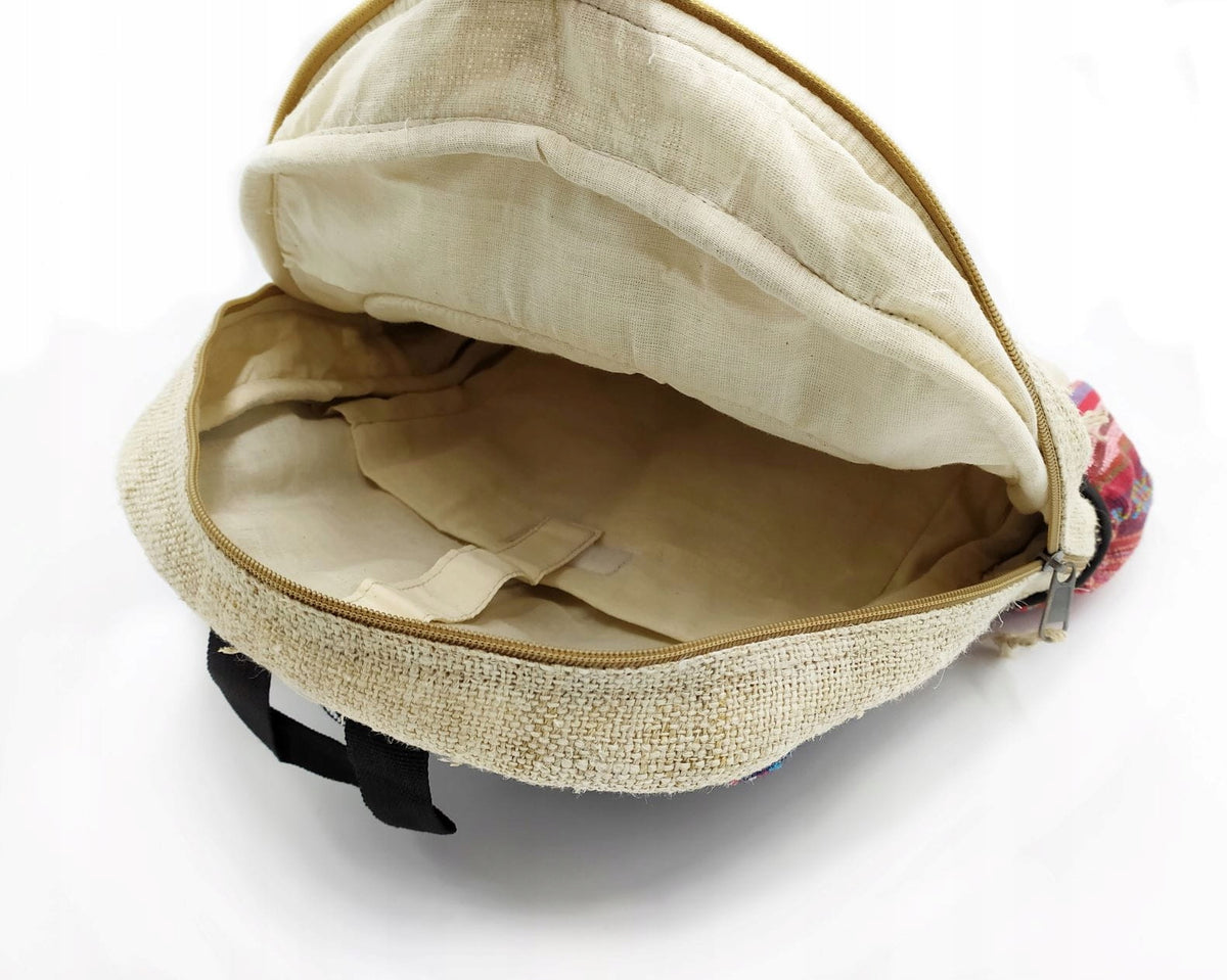 SCHOOL BACKPACK MADE OF HEMP NATURAL ROLPA EAN (GTIN) 5903949801729