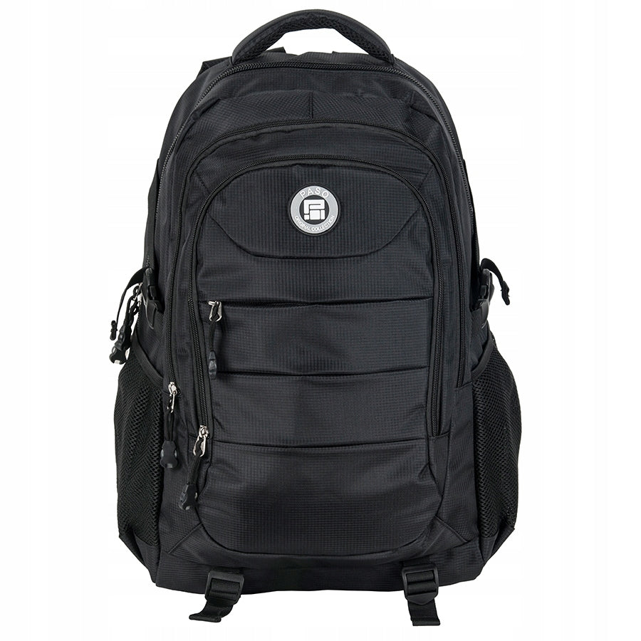 SCHOOL BACKPACK PASO large black