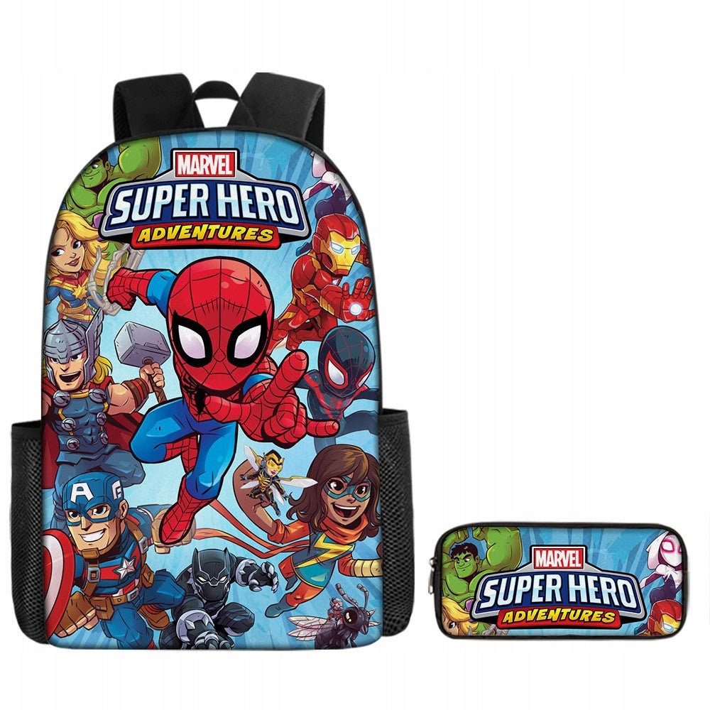 SCHOOL BACKPACK PENCIL CASE Spider-Man VARIOUS DESIGNS high quality Packaging status original