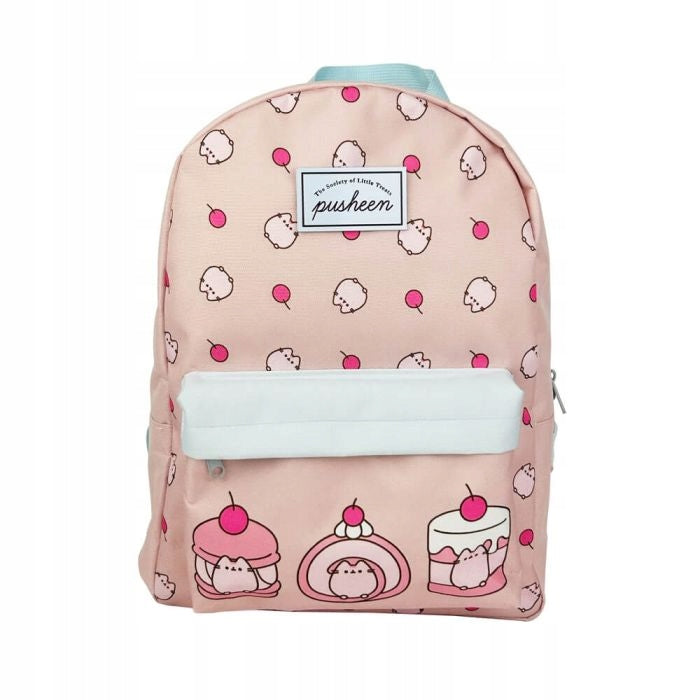 SCHOOL BACKPACK PUSHEEN THE CAT BLUEPRINT PINK COOKIES