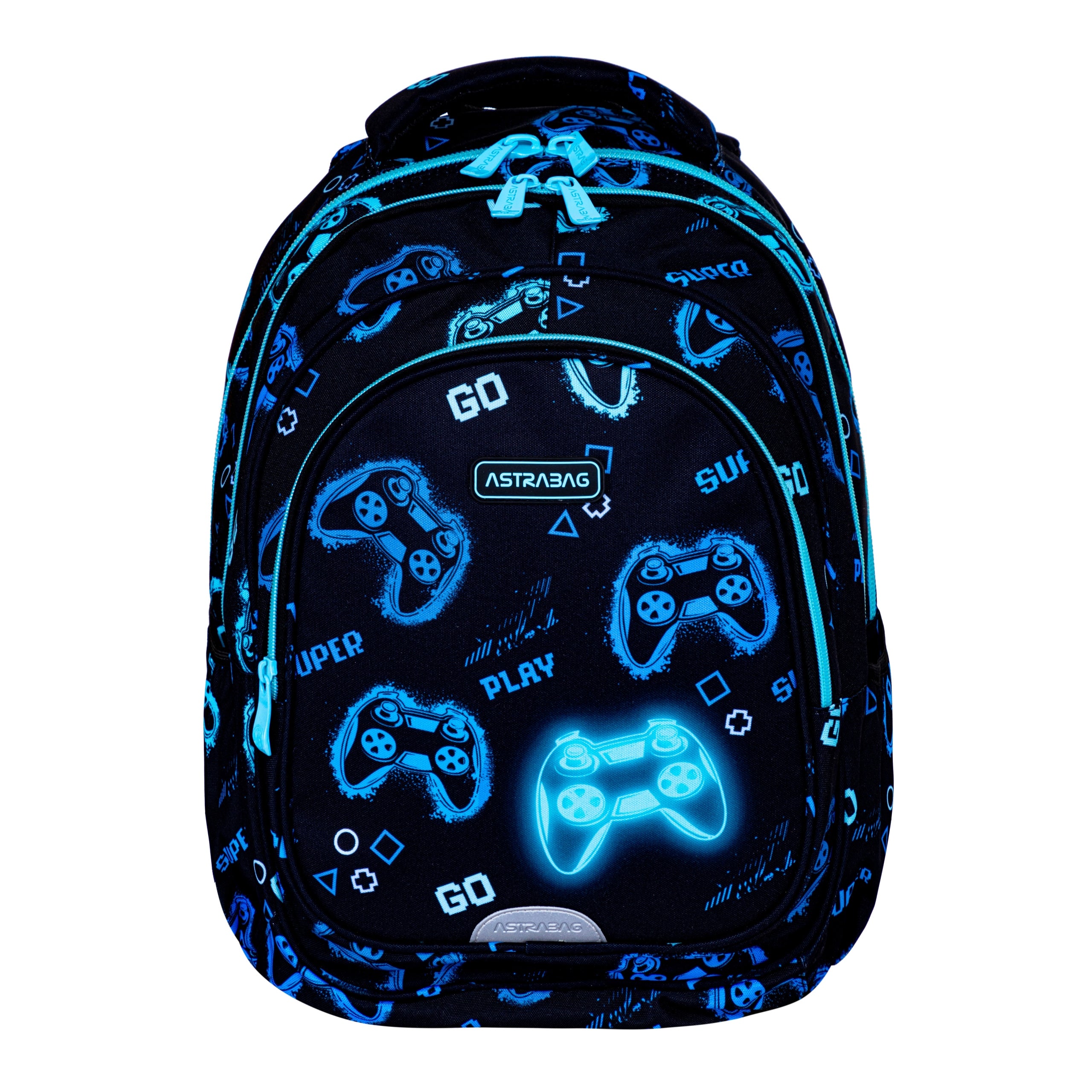 SCHOOL BACKPACK SATCHEL BLACK GAMER EAN (GTIN) 5901137224329