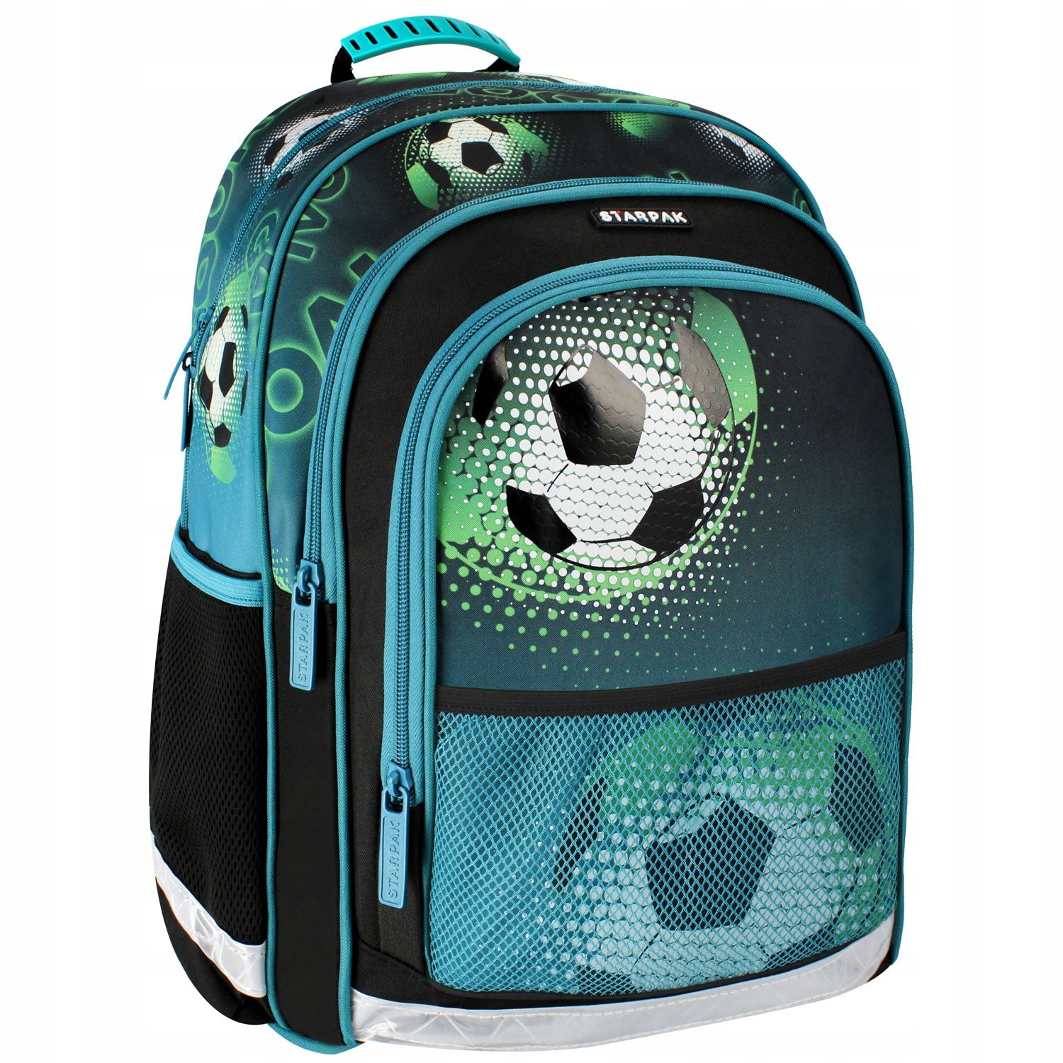 SCHOOL BACKPACK SATCHEL FOOTBALL FOR BOY CLASS 1-3 EAN (GTIN) 5908275163459
