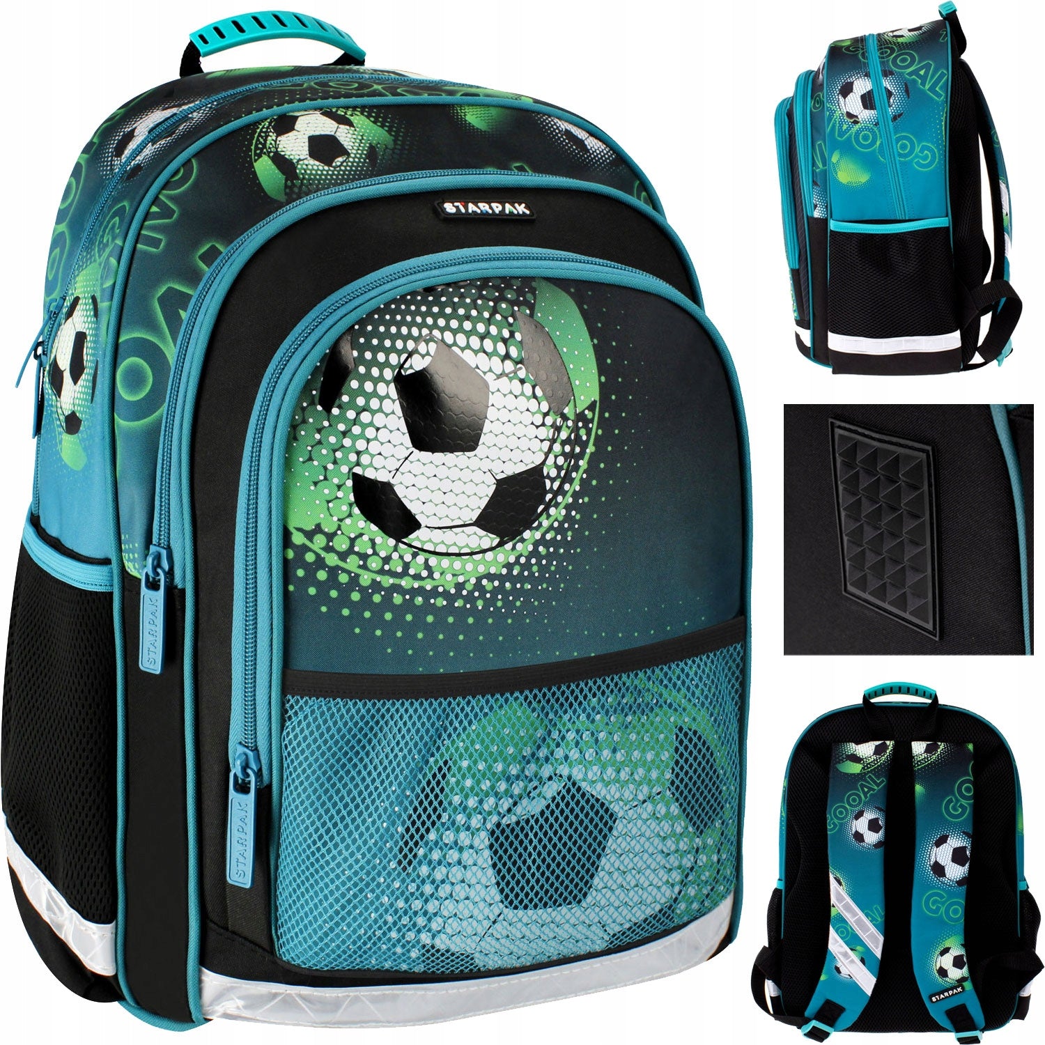 SCHOOL BACKPACK SATCHEL FOOTBALL FOR BOY CLASS 1-3