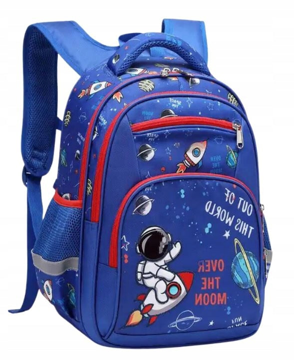 SCHOOL BACKPACK SATCHEL FOR BOY SPACE ROCKET A4 LIGHT TO CLASS 1-3 Manufacturer code 5907021923064