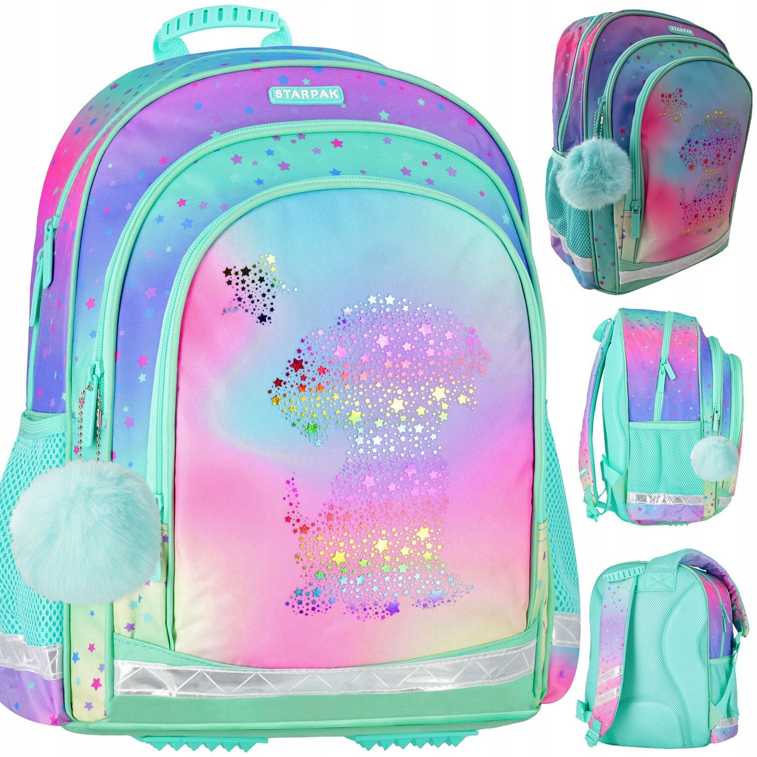 SCHOOL BACKPACK SATCHEL FOR GIRLS DOG CLASS 1 3