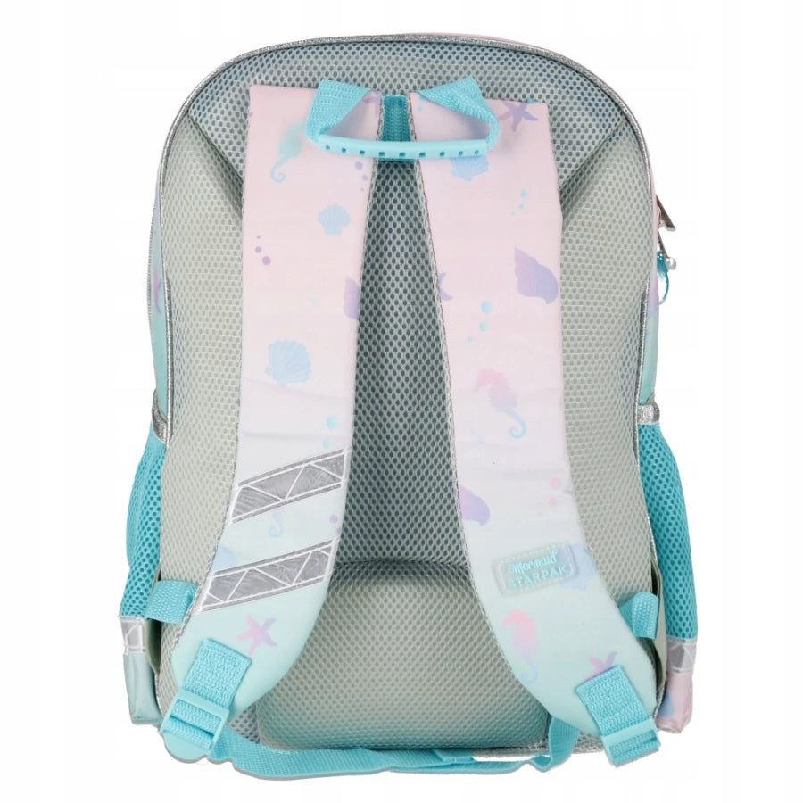 SCHOOL BACKPACK SATCHEL FOR GIRLS PASTEL MERMAID CLASS 1 3 Manufacturer code 527183