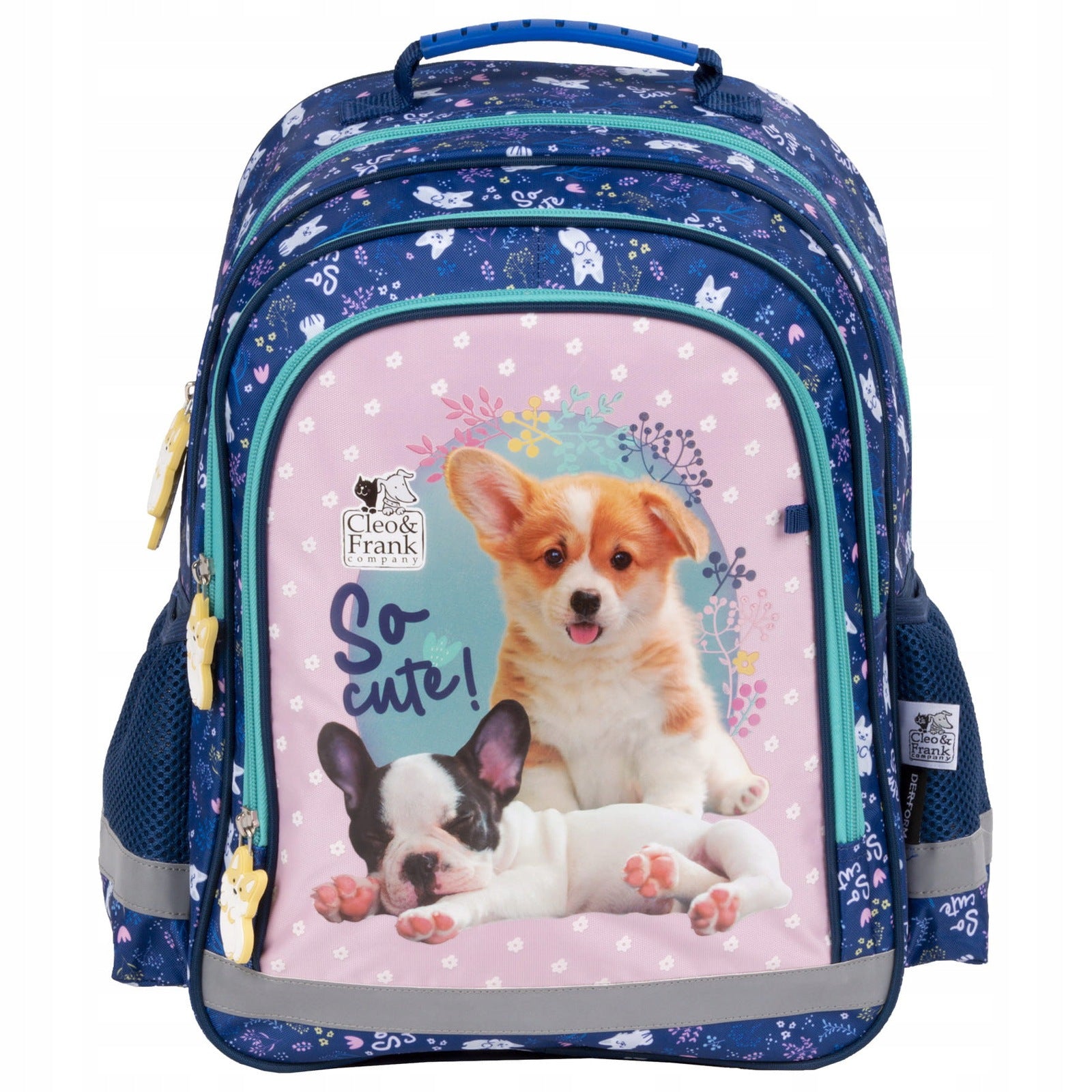 SCHOOL BACKPACK SATCHEL FOR GIRLS TO SCHOOL CLASS 1 2 3 TWO-CHAMBER Manufacturer code PL15BCF34