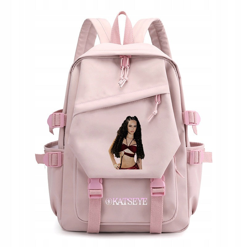 SCHOOL BACKPACK SATCHEL KATSEYE A4 LARGE COLORS MANY DESIGNS STYLE NEW Manufacturer code 0526526