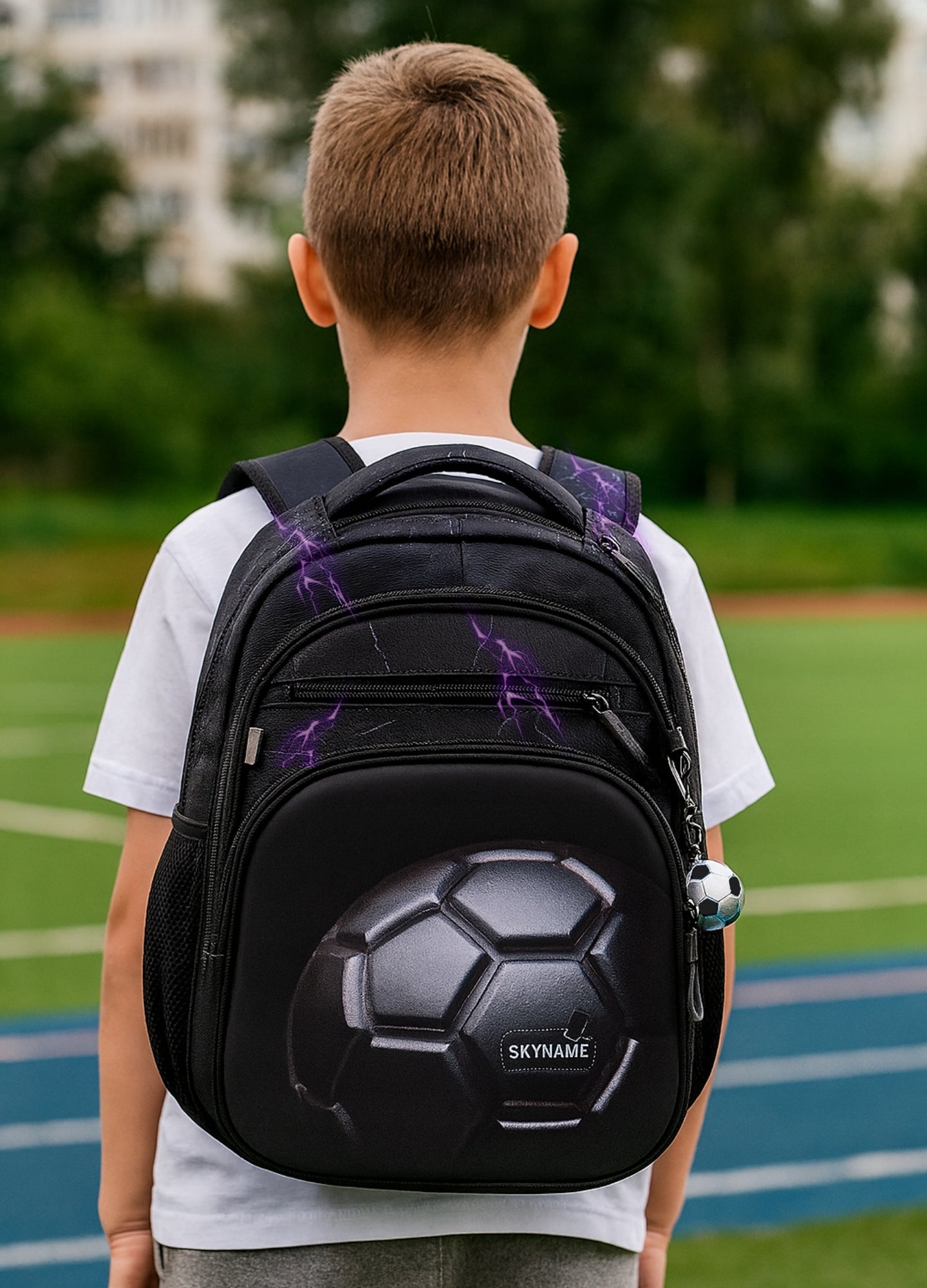 SCHOOL BACKPACK SATCHEL YOUTH ROOMY FOOTBALL FOR SCHOOL CLASS 1-3 Brand A1