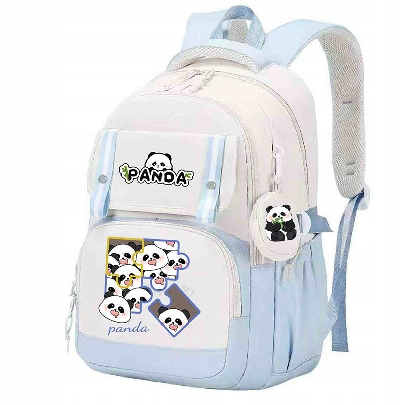 SCHOOL BACKPACK SATCHEL panda PATTERNS A4 LARGE COLORS PATTERNS STYLE Brand no brand