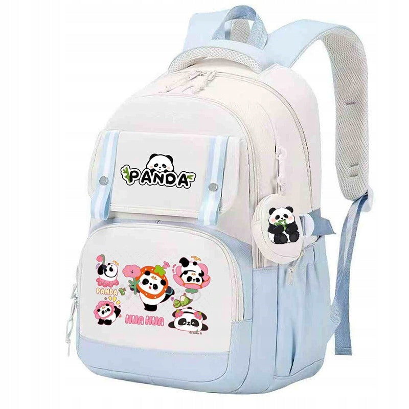 SCHOOL BACKPACK SATCHEL panda PATTERNS A4 LARGE COLORS PATTERNS STYLE
