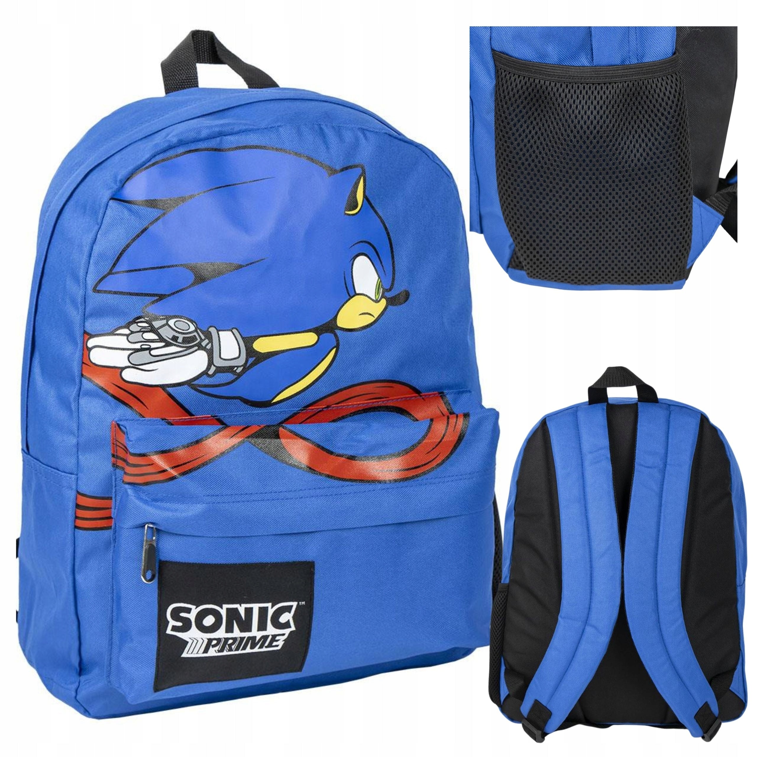 SCHOOL BACKPACK SINGLE COMPARTMENT SONIC LARGE ROOMY 42x32x12 cm