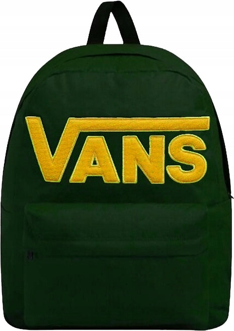 SCHOOL BACKPACK VANS OLD SKOOL LARGE OLD GREEN SCHOOL NEW MODEL ORIGINAL Brand Vans