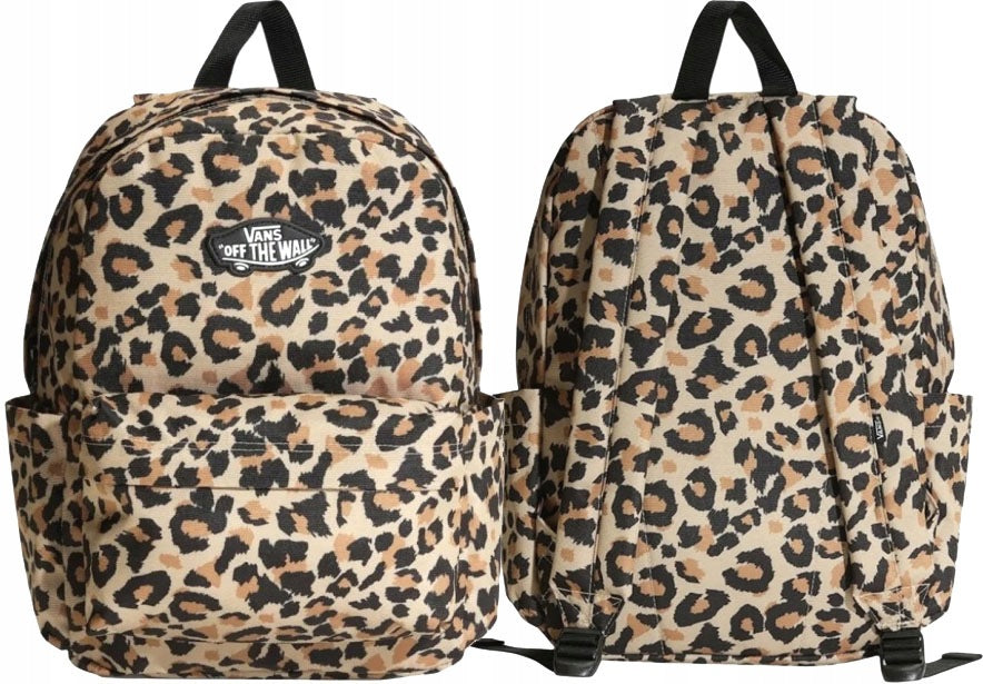SCHOOL BACKPACK VANS OLD SKOOL LEOPARD SPOTTED REALM BOARD NEW MODEL 2026