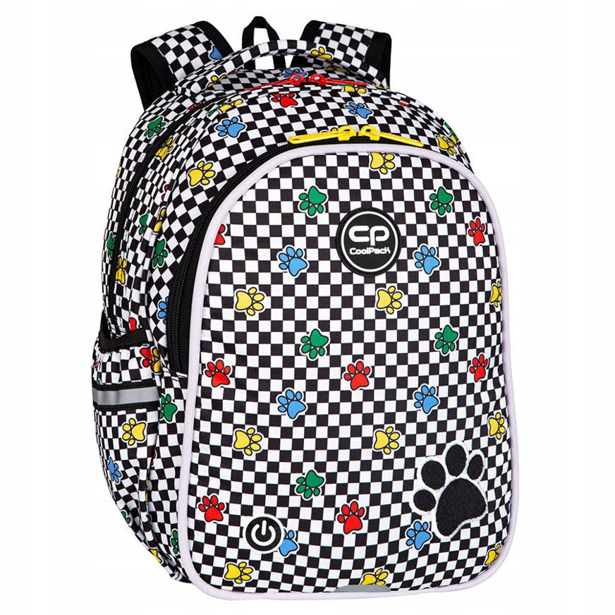 SCHOOL BACKPACK WITH LED STRIP COOLPACK JIMMY CATCH ME Manufacturer code F110666