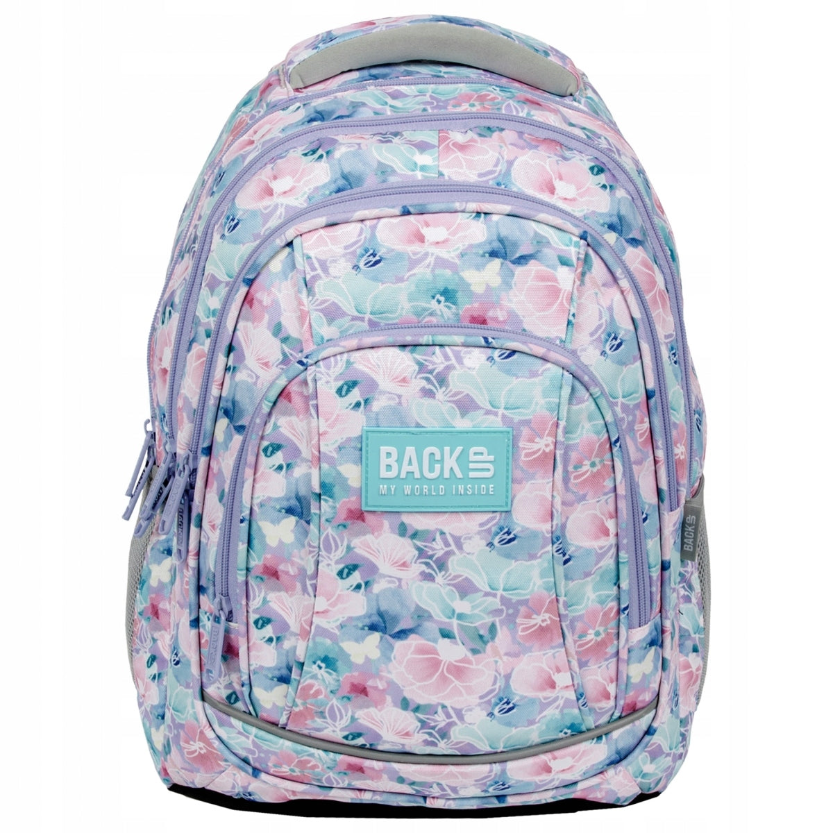 SCHOOL BACKPACK YOUTH BACKUP GIRLS 26 L SPRING FLOWERS FROM 4 KL Packaging status original
