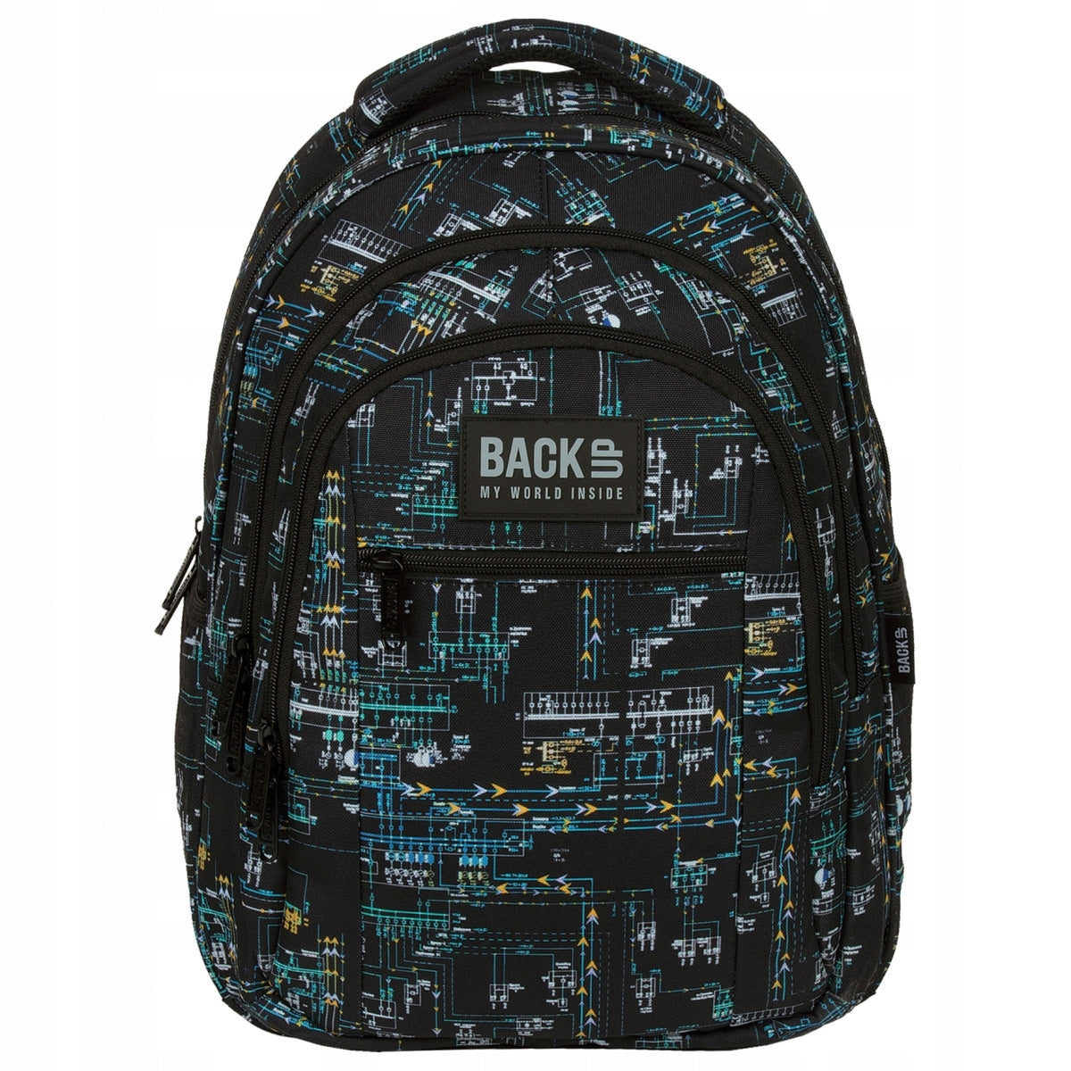 SCHOOL BACKPACK YOUTH BACKUP LAYOUT BLACK BOY Manufacturer code PLB6O46