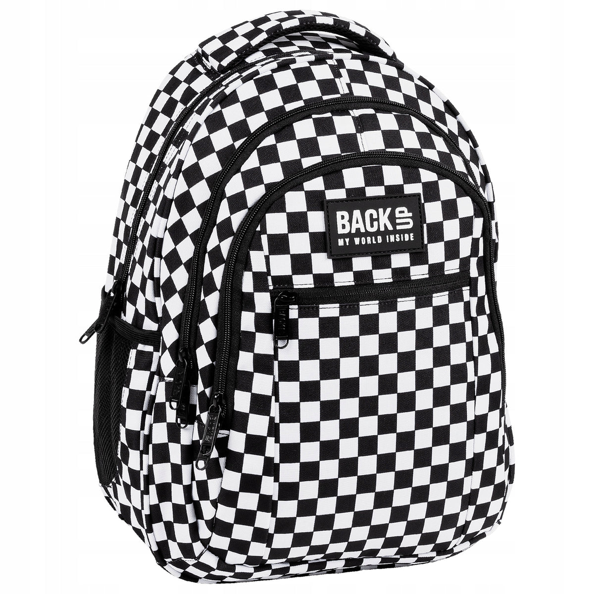 SCHOOL BACKPACK YOUTH CHESSBOARD GRILLE WHITE - BLACK O94 BACKUP 26L Manufacturer code 5901130077373
