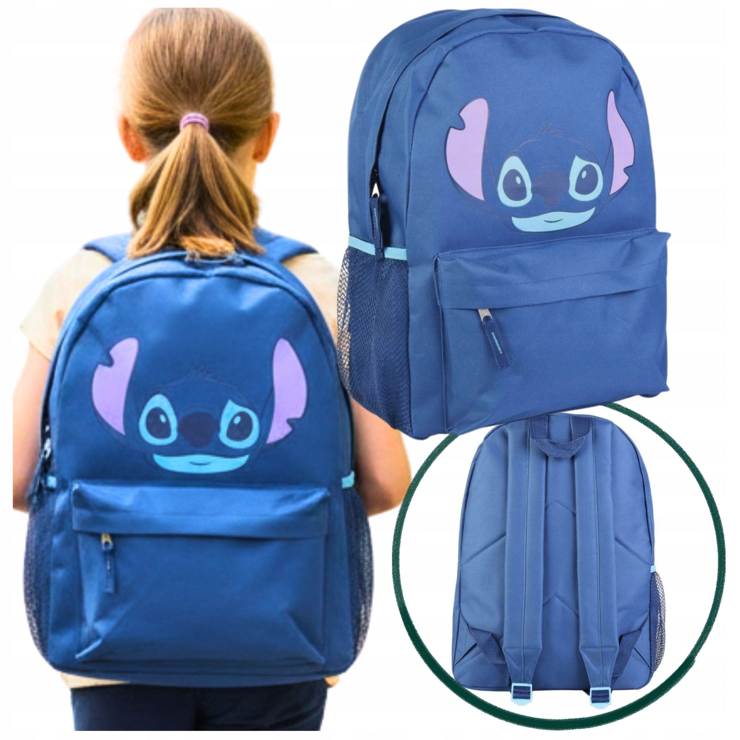 SCHOOL BACKPACK YOUTH LARGE ROOMY Lilo and Stitch 22 L 41 x 30cm