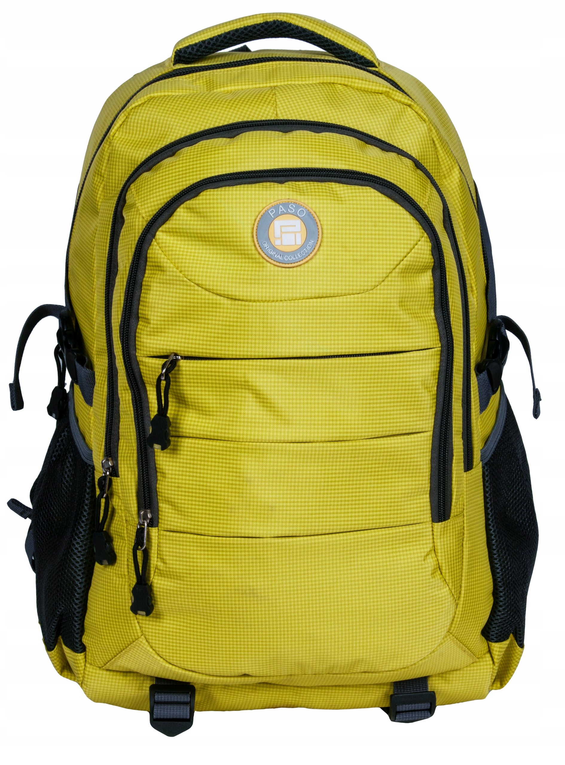 SCHOOL BACKPACK YOUTH PASO LARGE WATERPROOF roomy YELLOW hiking Packaging status original