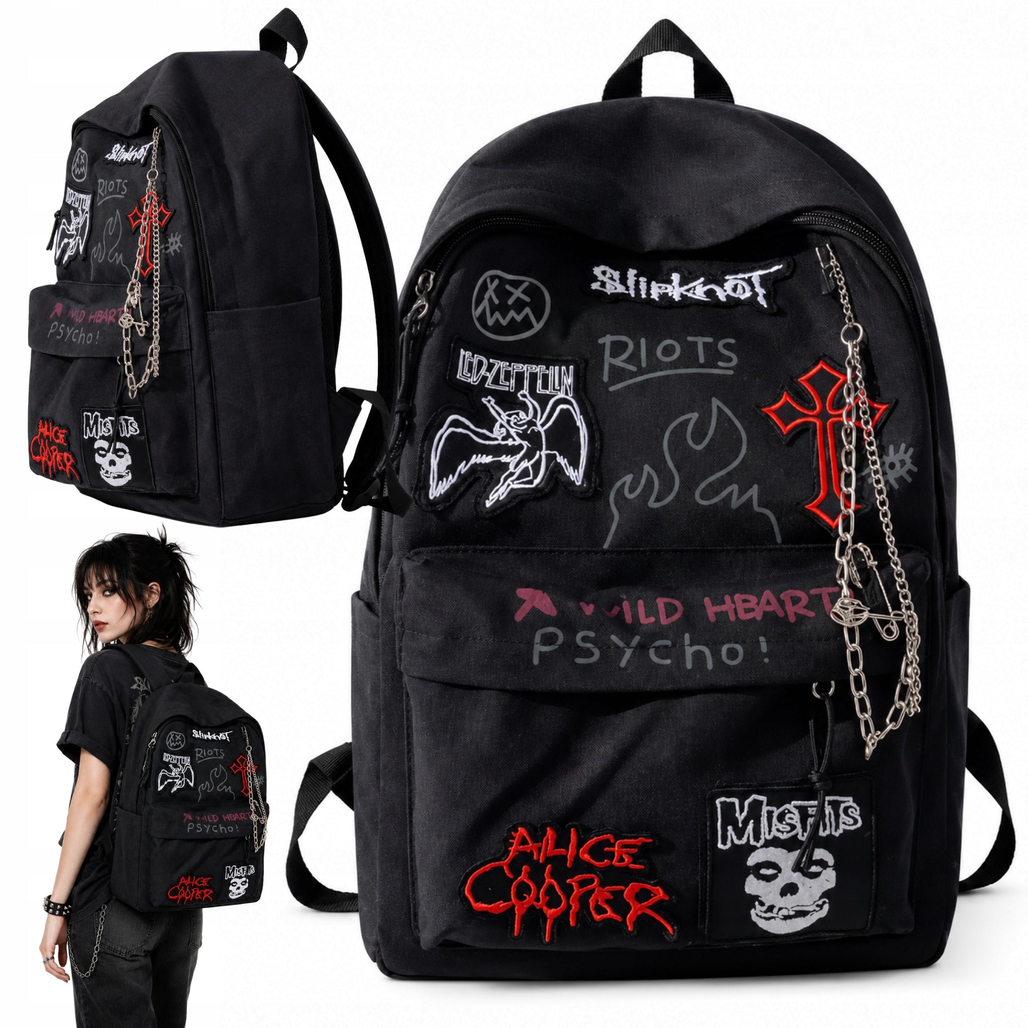 SCHOOL BACKPACK YOUTH SATCHEL ALTERNATIVE ROOMY FOR SCHOOL CLASS 4-6 Packaging status original