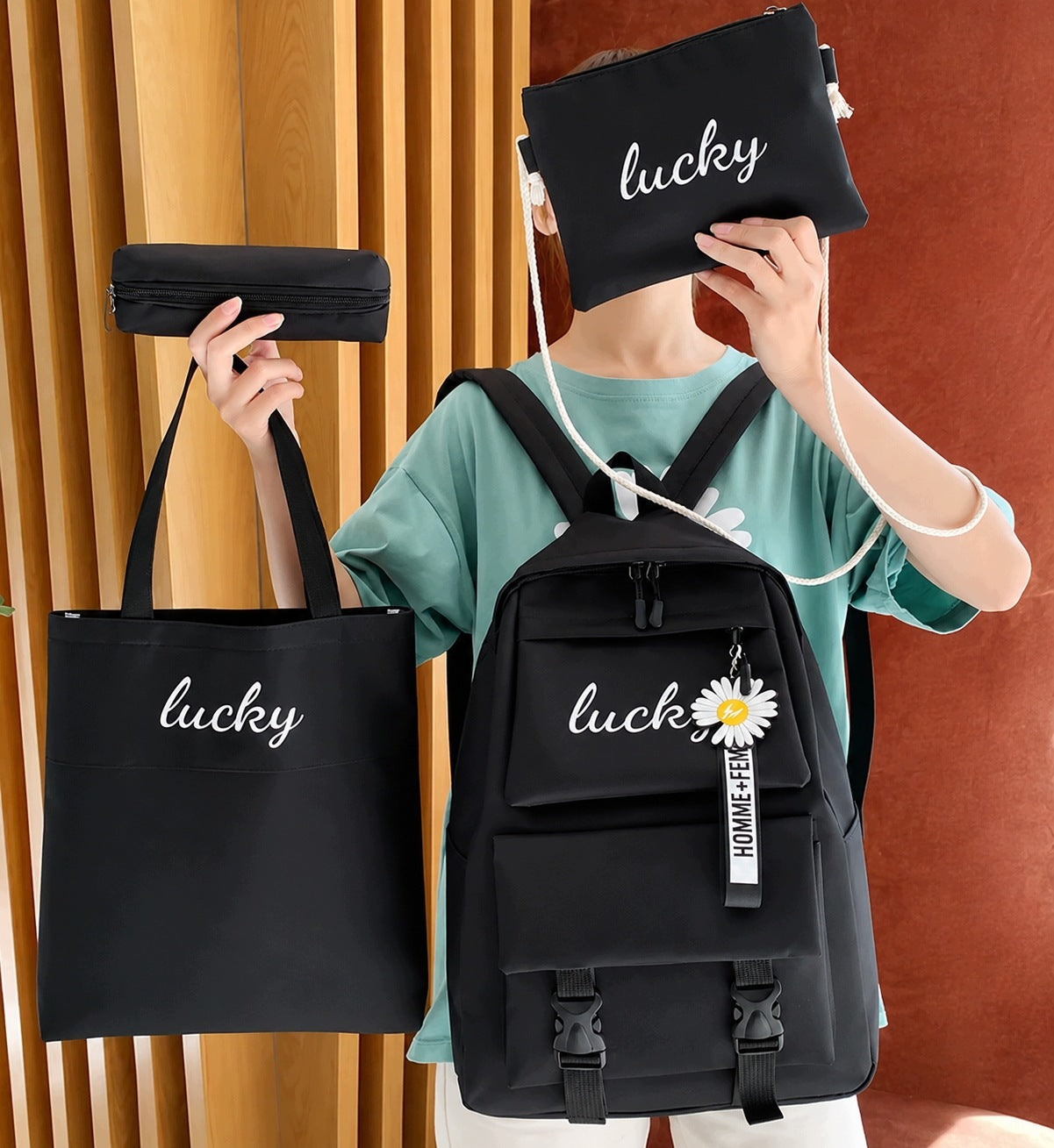 SCHOOL BACKPACK YOUTH SATCHEL FOR GIRLS LARGE SET FOR SCHOOL Manufacturer code G/P/9748
