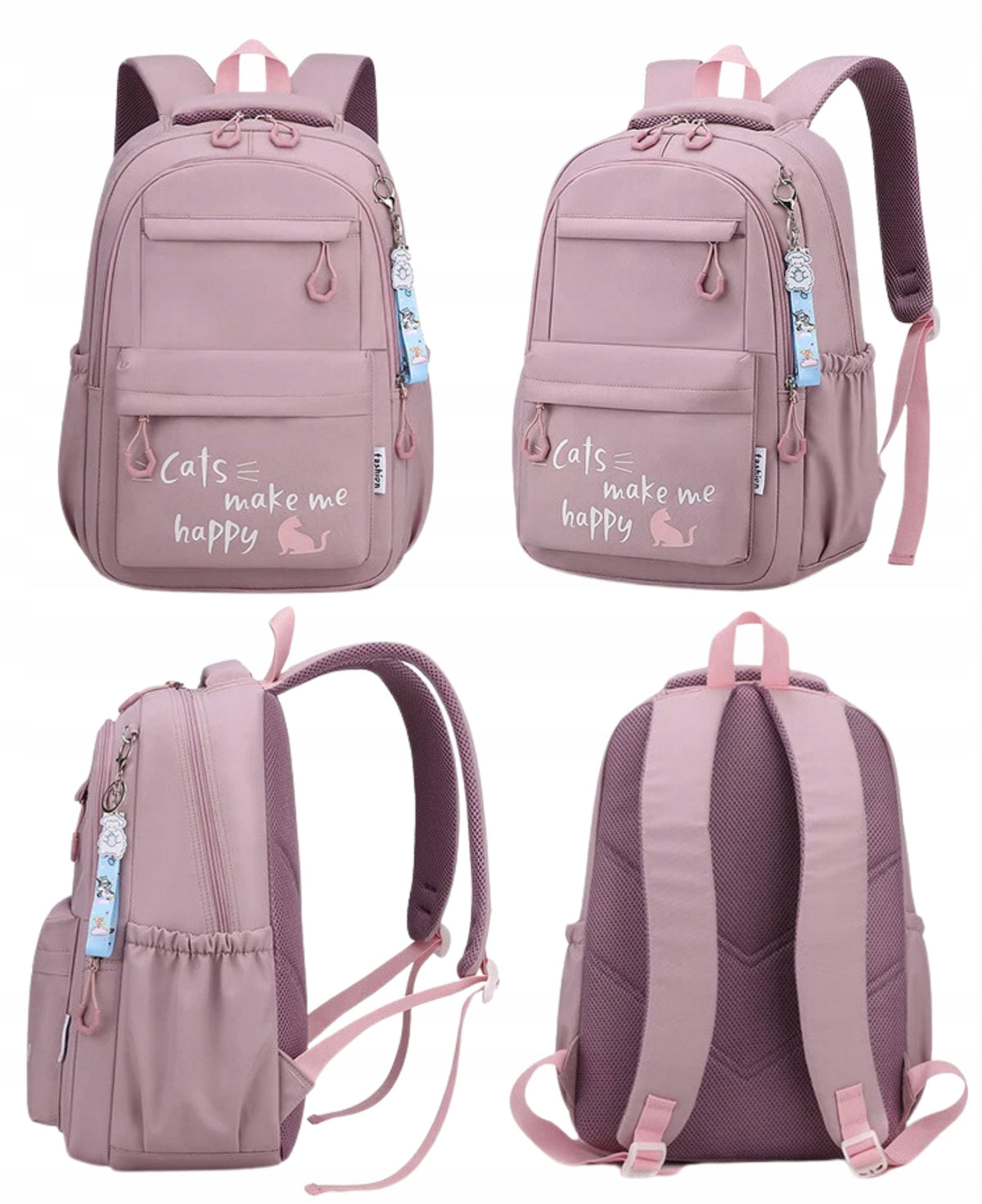 SCHOOL BACKPACK YOUTH SATCHEL ROOMY FOR GIRLS CLASS 4-6 Brand 100