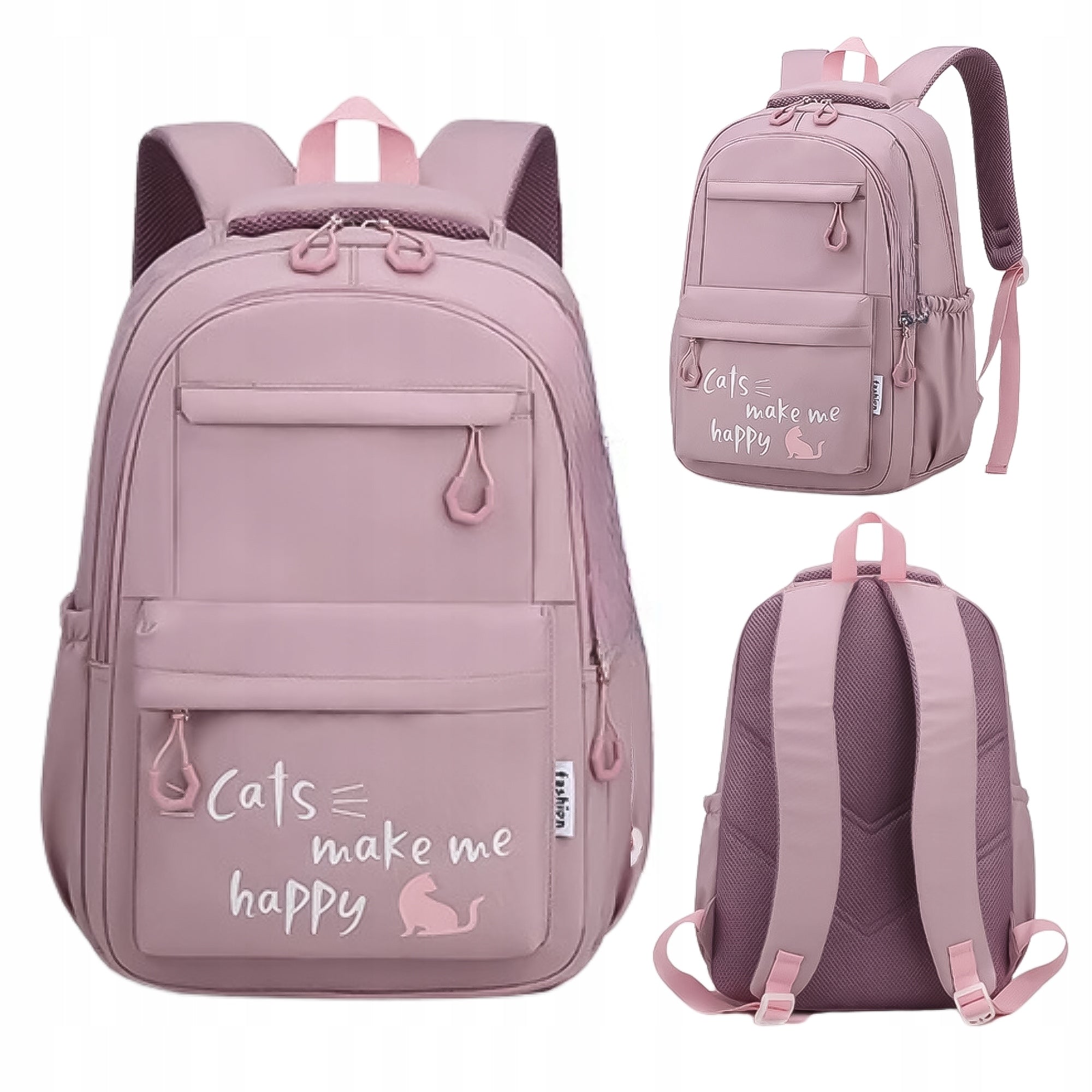 SCHOOL BACKPACK YOUTH SATCHEL ROOMY FOR GIRLS CLASS 4-6
