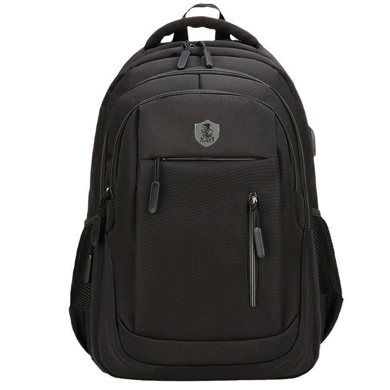 SCHOOL BACKPACK YOUTH USB WATERPROOF 17L LAPTOP BLACK A4 Brand Imiti