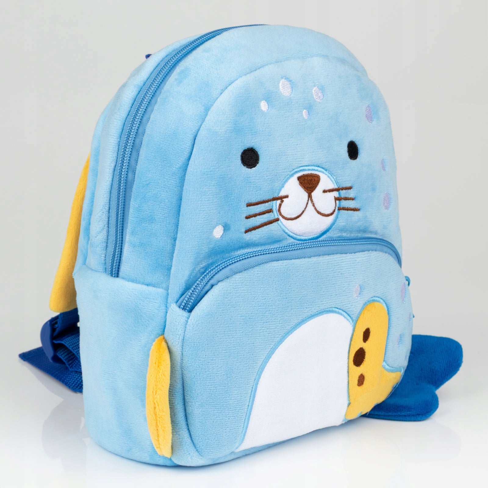 SCHOOL BACKPACK for Girls Boy Preschooler seal PLUSH Brand Alessio