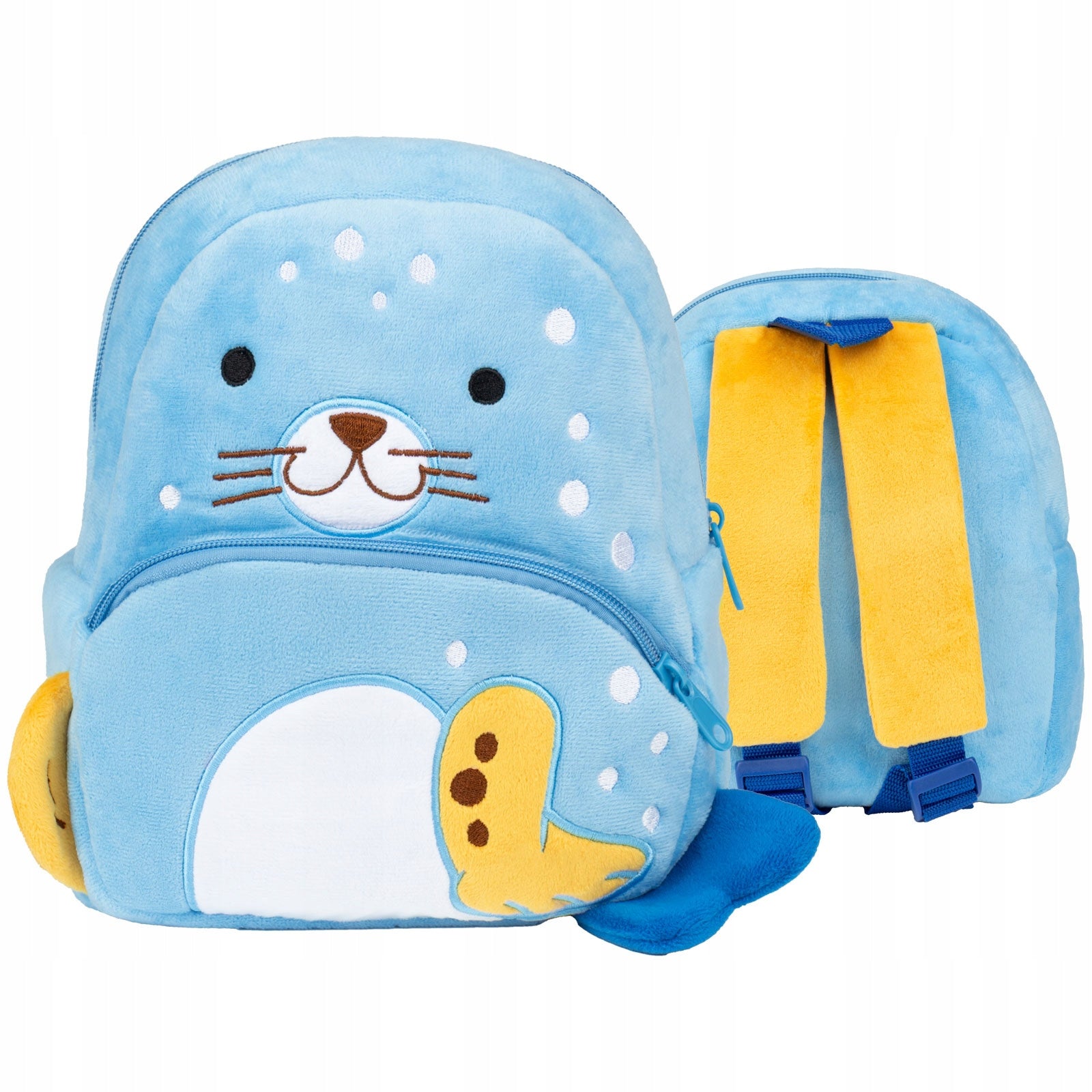 SCHOOL BACKPACK for Girls Boy Preschooler seal PLUSH