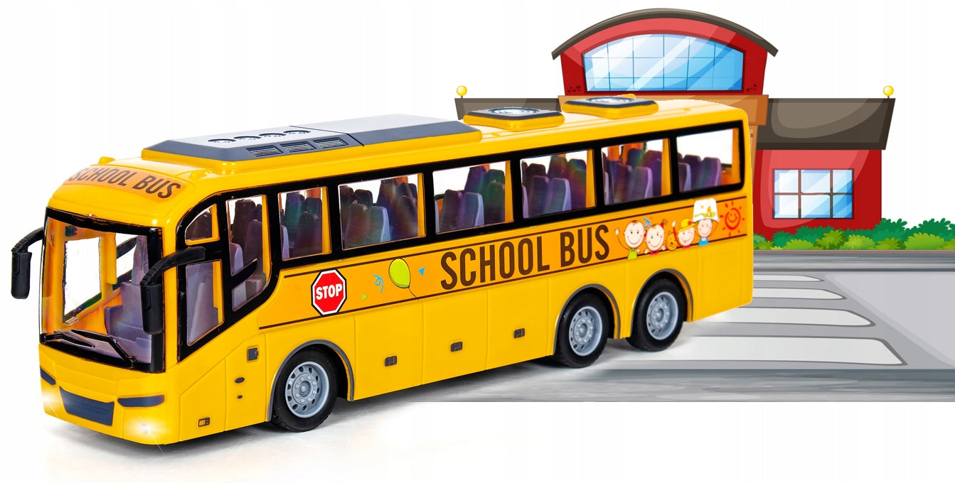 SCHOOL BUS remote controlled LARGE CAR for children AUTO WITH REMOTE CONTROL Packaging status original