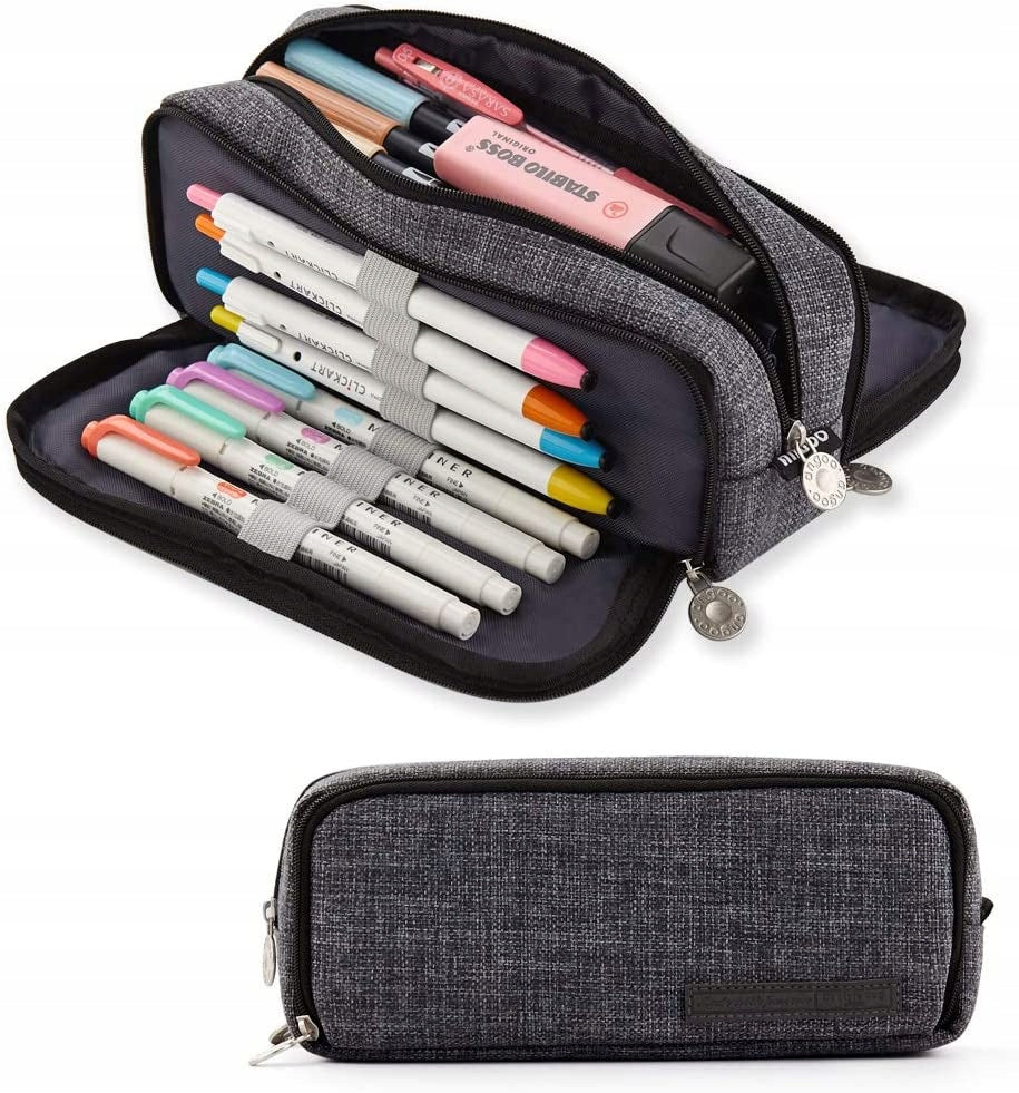 SCHOOL PENCIL CASE FOR PENCILS AND PENS FOR SCHOOL COMPACT PRACTICAL