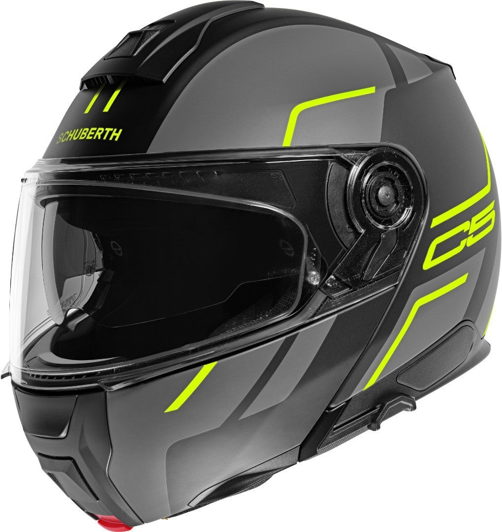 SCHUBERTH C5 Master Yellow Motorcycle Hiking Jaw Helmet r. XXL